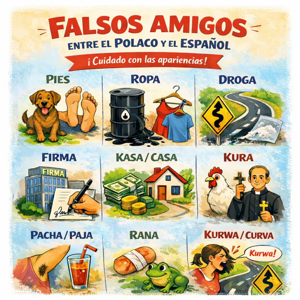 Falsos amigos entre el polaco y el español